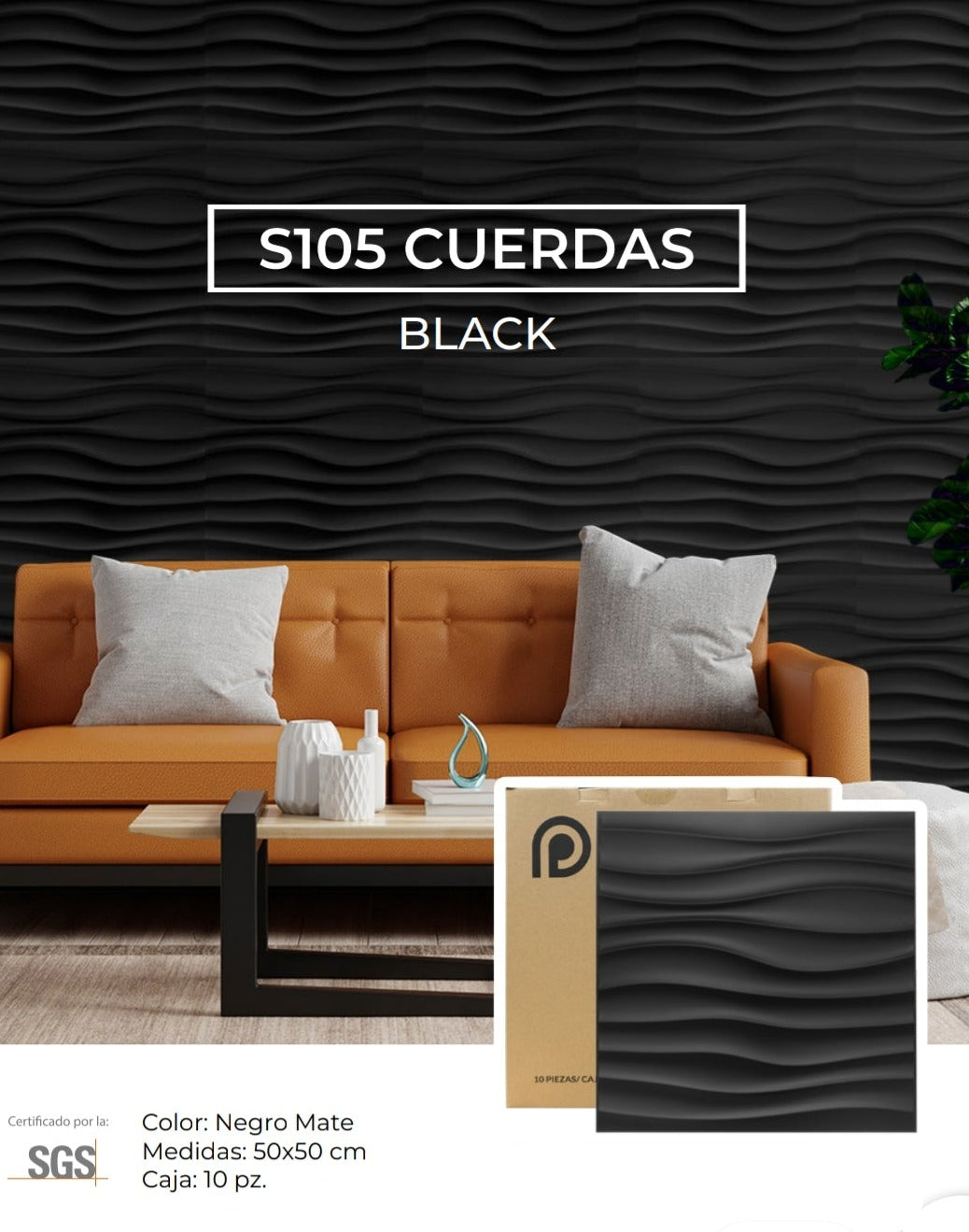 S105 CUERDAS BLACK